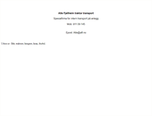 Tablet Screenshot of aft.no